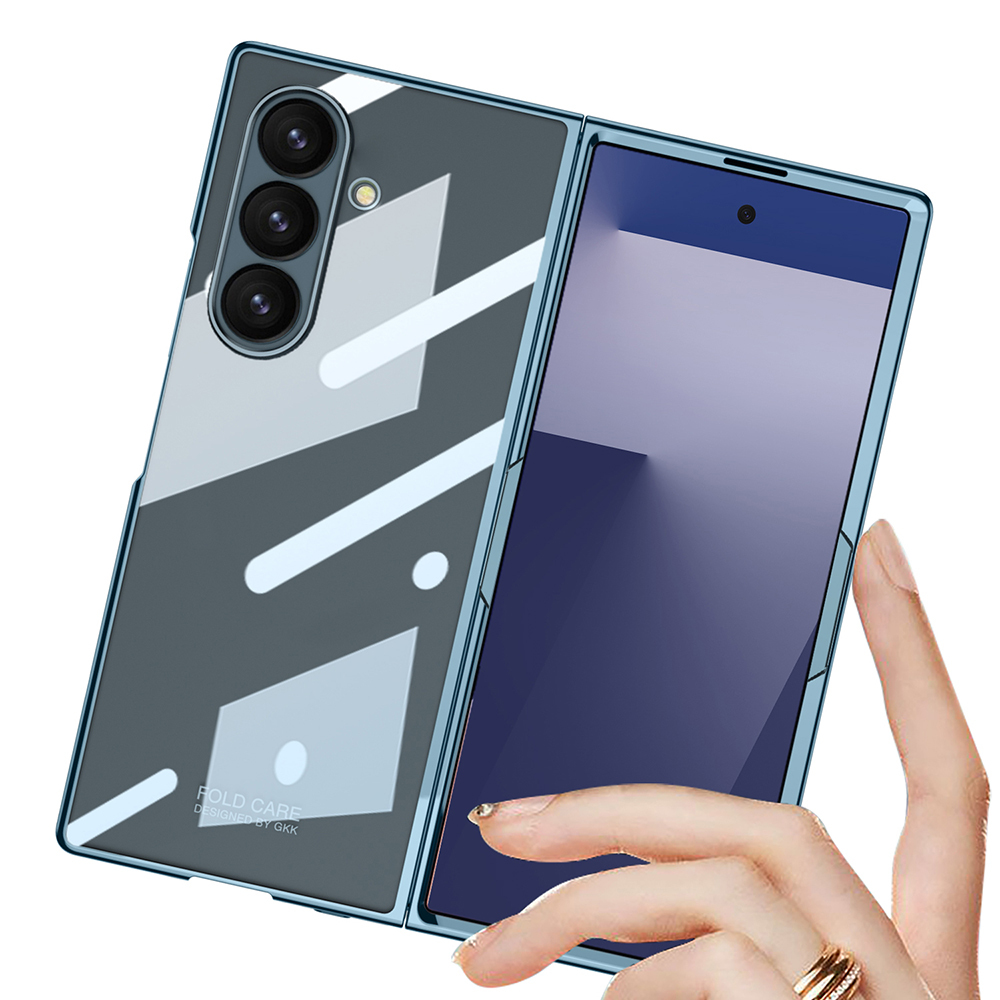 Galaxy Z Fold 7 Kılıf Zore Full Camlı Kıpta Kapak - 8