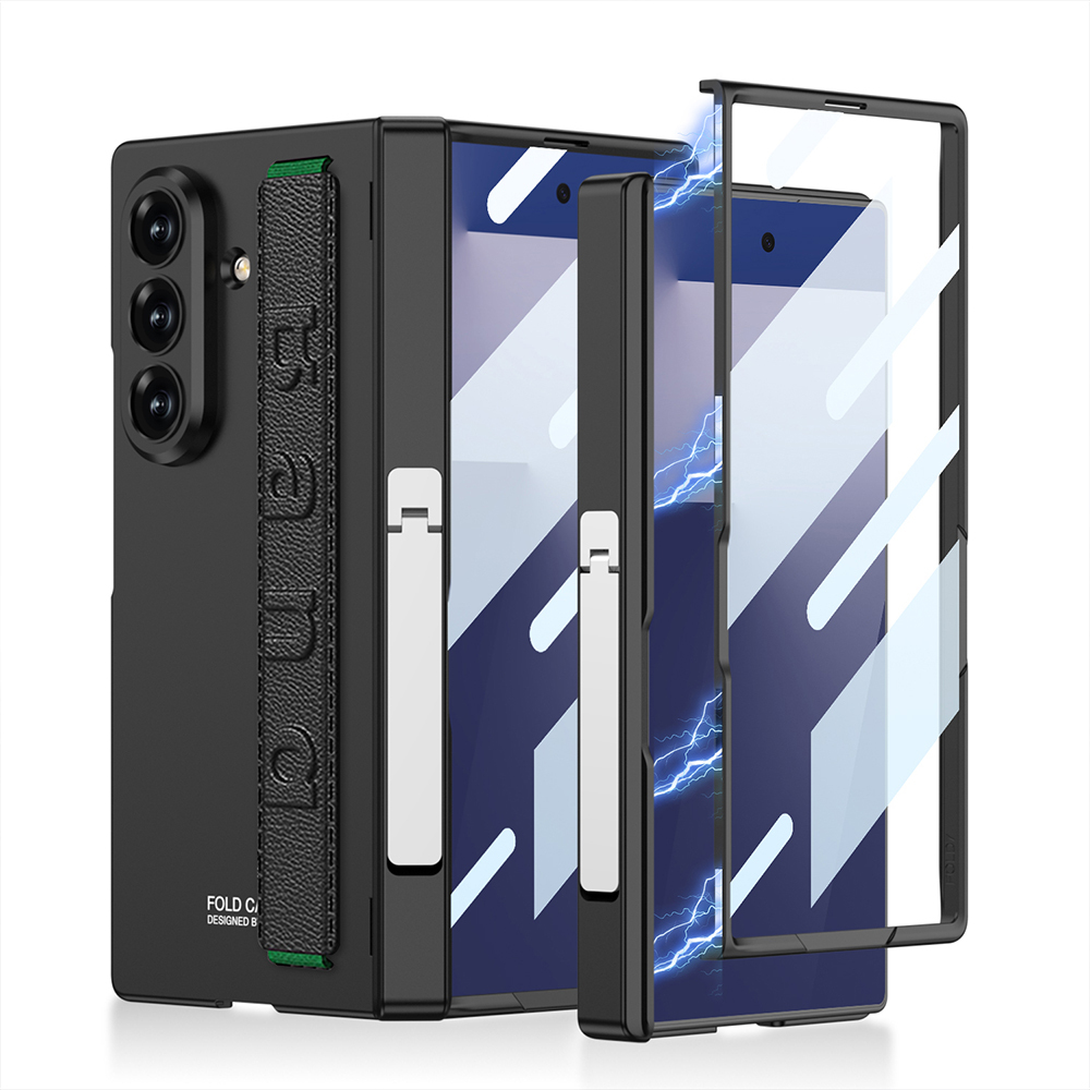 Galaxy Z Fold 7 Kılıf Zore Kıpta KPT-01 Standlı Kapak - 3