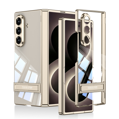Galaxy Z Fold 8 Ultra Case Camera Protection Transparent Design Zore Lego Stand Cover Titanyum