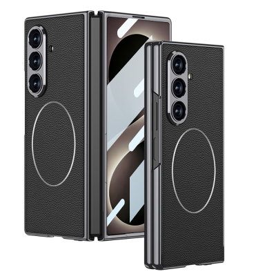 Galaxy Z Fold 8 Ultra Case with M-safe Charging Feature Zore Kipta KPT-10 Hard PC Cover Black