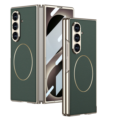 Galaxy Z Fold 8 Ultra Case with M-safe Charging Feature Zore Kipta KPT-10 Hard PC Cover Green