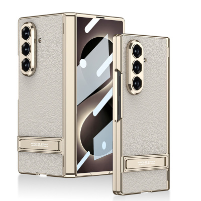 Galaxy Z Fold 8 Ultra Case Zore Kıpta KPT-08 Stand Cover Titanyum