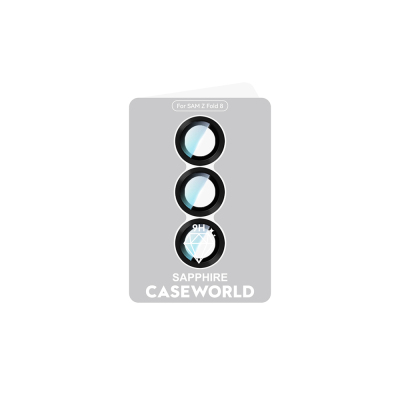 Galaxy Z Fold 8 Ultra CaseWorld Alloy Serisi Oleofobik Anti Reflective Kamera Lens Koruyucu Siyah