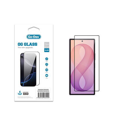 Galaxy Z Fold 8 Ultra Go Des OG Glass Antistatic Tempered Glass Screen Protector Şeffaf