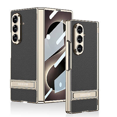 Galaxy Z Fold 8 Ultra Kılıf Zore Kıpta KPT-08 Standlı Kapak Siyah