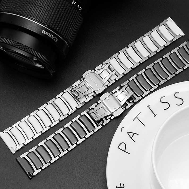 Gear S2 (20mm) Ceramic Metal Band - 8