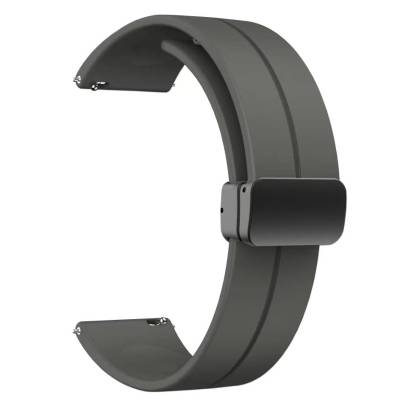 Gear S2 KRD-84 20mm Silicone Band Dark Grey