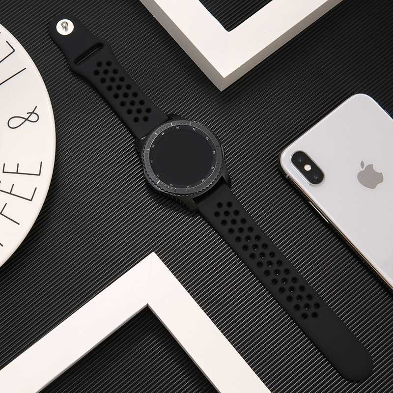 Gear S3 (22mm) KRD-02 Silikon Kordon - 6