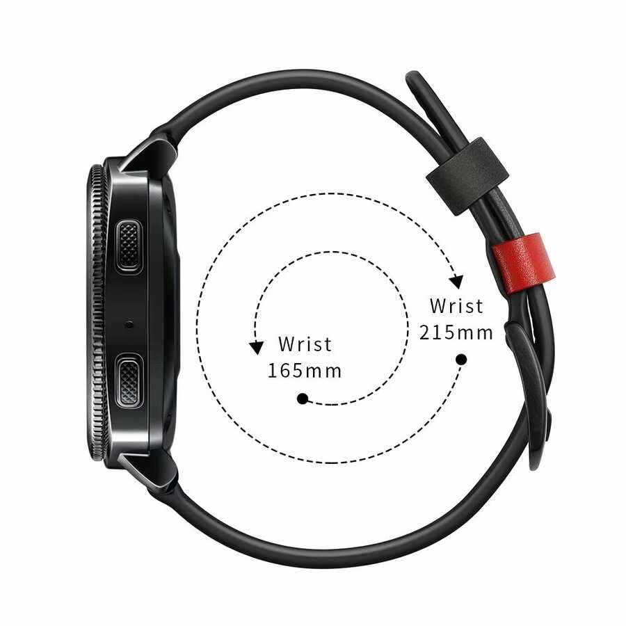 Gear S3 (22mm) KRD-19 Deri Kordon - 6