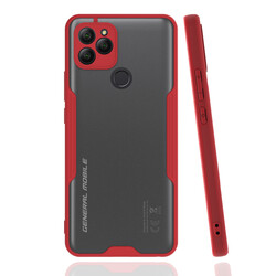 General Mobile 21 Case Zore Parfe Cover Red