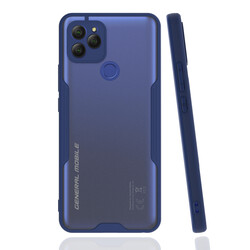 General Mobile 21 Case Zore Parfe Cover Navy blue