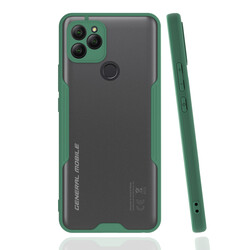General Mobile 21 Case Zore Parfe Cover Dark Green