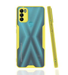 General Mobile 21 Plus Case Zore Parfe Cover Yellow