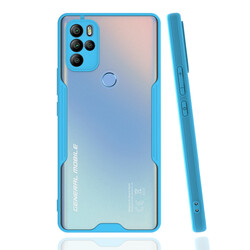 General Mobile 21 Pro Case Zore Parfe Cover Blue