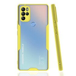 General Mobile 21 Pro Case Zore Parfe Cover Yellow