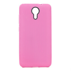 General Mobile 4G Android One Case Zore Line Silicon Cover Pink