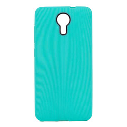 General Mobile 4G Android One Case Zore Line Silicon Cover Green