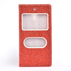 General Mobile 4G Android One Case Zore Simli Dolce Cover Case Red