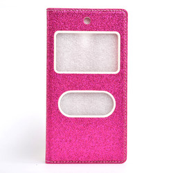 General Mobile 4G Android One Case Zore Simli Dolce Cover Case Dark Pink