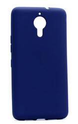 General Mobile 5 Plus Case Zore Premier Silicon Cover Navy blue