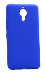 General Mobile 5 Plus Case Zore Premier Silicon Cover Saks Blue