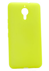 General Mobile 5 Plus Case Zore Premier Silicon Cover Yellow