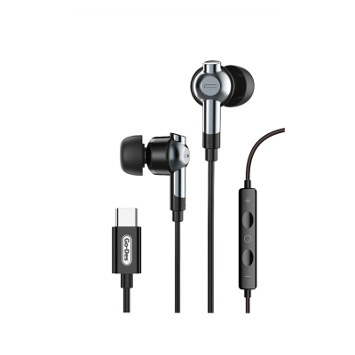 Go Des EP-317 Type-C Wired In-Ear Headphones Black
