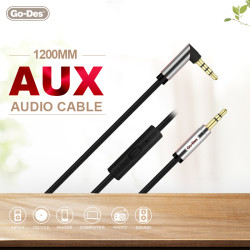 Go Des GAC-207 Aux Audio Kablo Gri