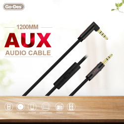 Go Des GAC-207 Aux Audio Kablo Siyah