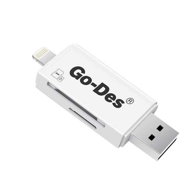 Go Des GD-DK102 Lightning Card Reader - 2