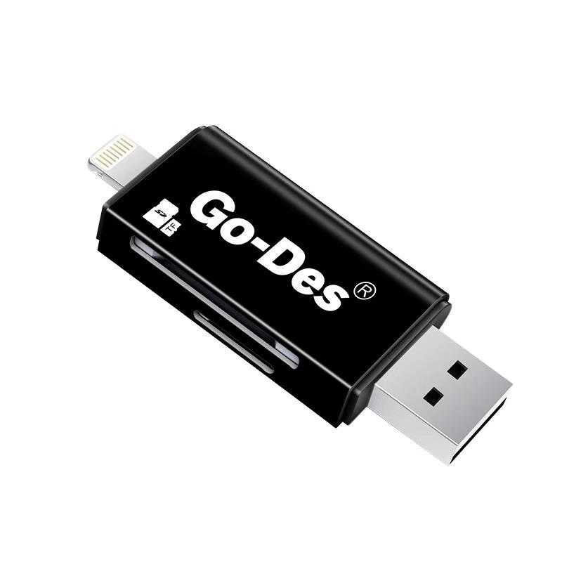 Go Des GD-DK102 Lightning Card Reader - 14