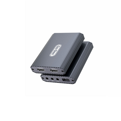 Go Des GD-6908 HDTV Audio and Video Adapter USB-A/HDMI/3.5mm/4K Ultra HD 60Hz Grey