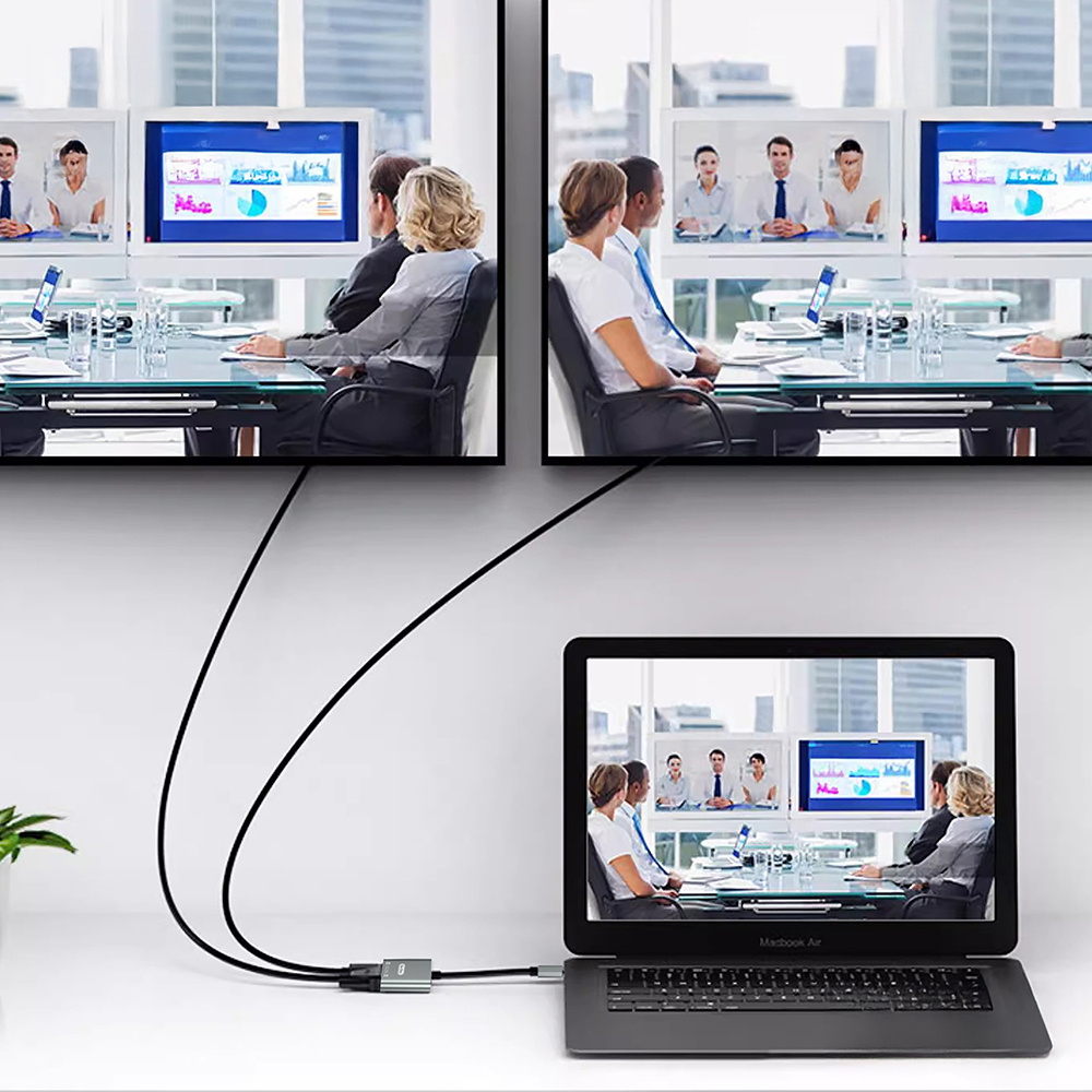 Go Des GD-8289 4K 60 Hz Image Quality Type-C to HDMI Adapter - 3