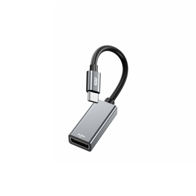 Go Des GD-8378 8K 60Hz Image Quality Type-C to Display Port Converter Grey