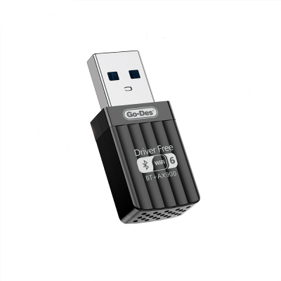 Go Des GD-BT118 Çift Band WİFİ - Bluetooth USB Adaptör Siyah
