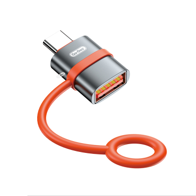 Go Des GD-CT071 Type-C to USB-A OTG Adaptör Gri