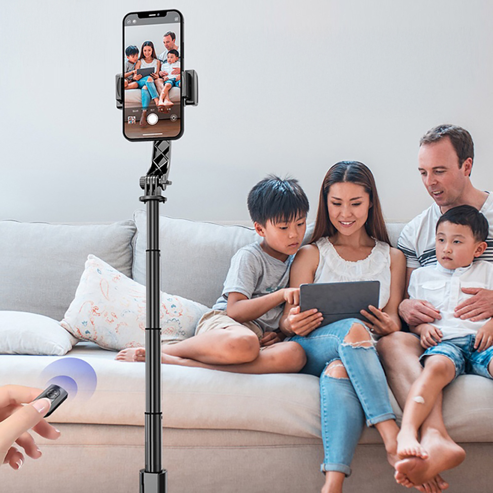 Go-Des GD-F06 Bluetooth Remote Controlled Telescopic Tripod Anti-Shake Selfie Stick - 6