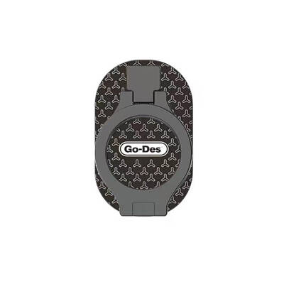 Go Des GD-G081 4in1 Double Ring Standlı Magnetik Yüzük Tutucu Aparat Siyah