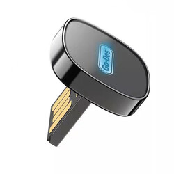 Go Des GD-GB066 2 in 1 Car Mini Flash Disk with Led Light 64 Gb Type-C OTG with Gift Black
