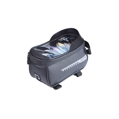 Go Des GD-HD103 Waterproof Bicycle Bag with Phone Holder, 1.5 Liters Black