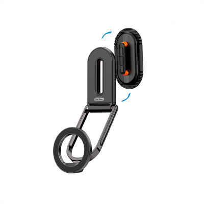 Go Des GD-HD273 Katlanabilir Magnetik Düz Zemin Araç Telefon Tutucu Siyah