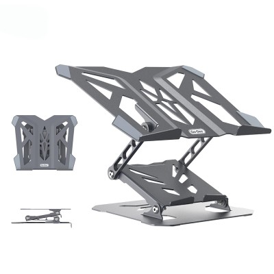 Go Des GD-HD286 Katlanabilir Ayarlanabilir Laptop Standı Gri