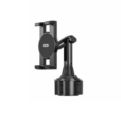 Go Des GD-HD313 Araç İçi Telefon Tutucu 360 Oynar Başlıklı Bardaklık Tipi Tutucu Siyah