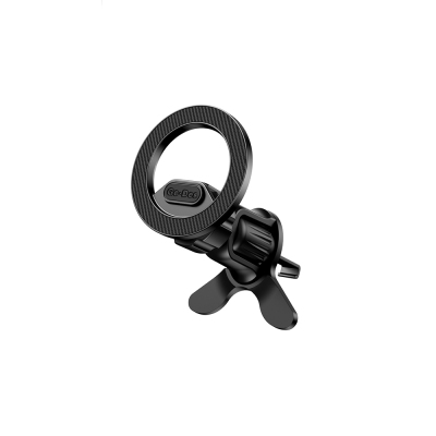 Go Des GD-HD325 M-safe Magnetik 360 Derece Dönebilen Havalandırma Tasarımlı Telefon Tutucu Siyah