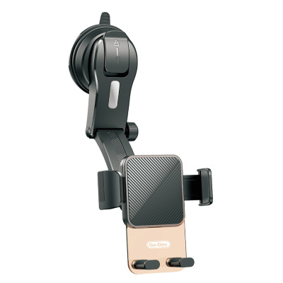 Go-Des GD-HD328 360 Degree Rotatable Vacuum Design In-Car Phone Holder Black