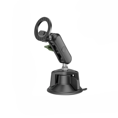 Go Des GD-HD361 360 Derece Dönebilen Vakumlu Tasarım Magnetik Araç İçi Telefon Tutucu Siyah