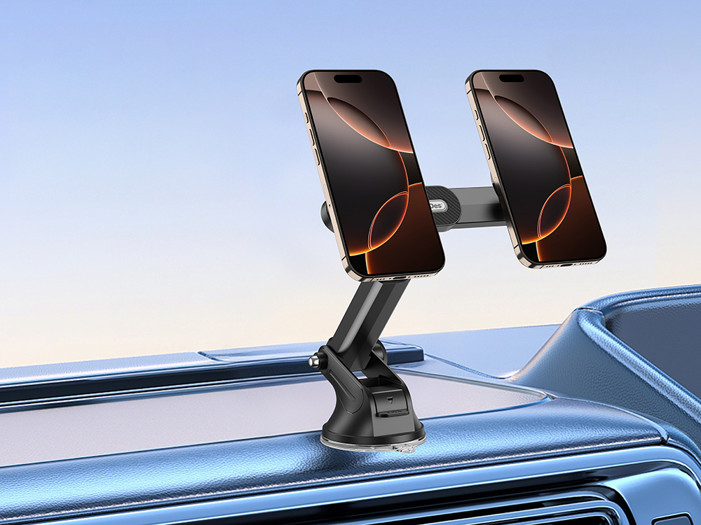 Go Des GD-HD363 360 Degree Rotating Extendable 2in1 Car Phone Holder - 7