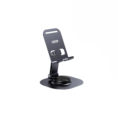 Go Des GD-HD373 Ayarlanabilir Katlanabilir 360 Derece Dönebilen Telefon ve Tablet Standı Siyah