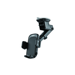 Go Des GD-HD647 Car Phone Holder 360 Rotating Head Suction Cup Design Black