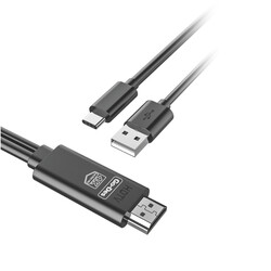 Go Des GD-HM817 2 in 1 4K UHD HDMI Kablo Siyah